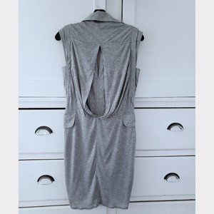 BCBGMaxAzria Runway Grey Shirt Dress (XS)